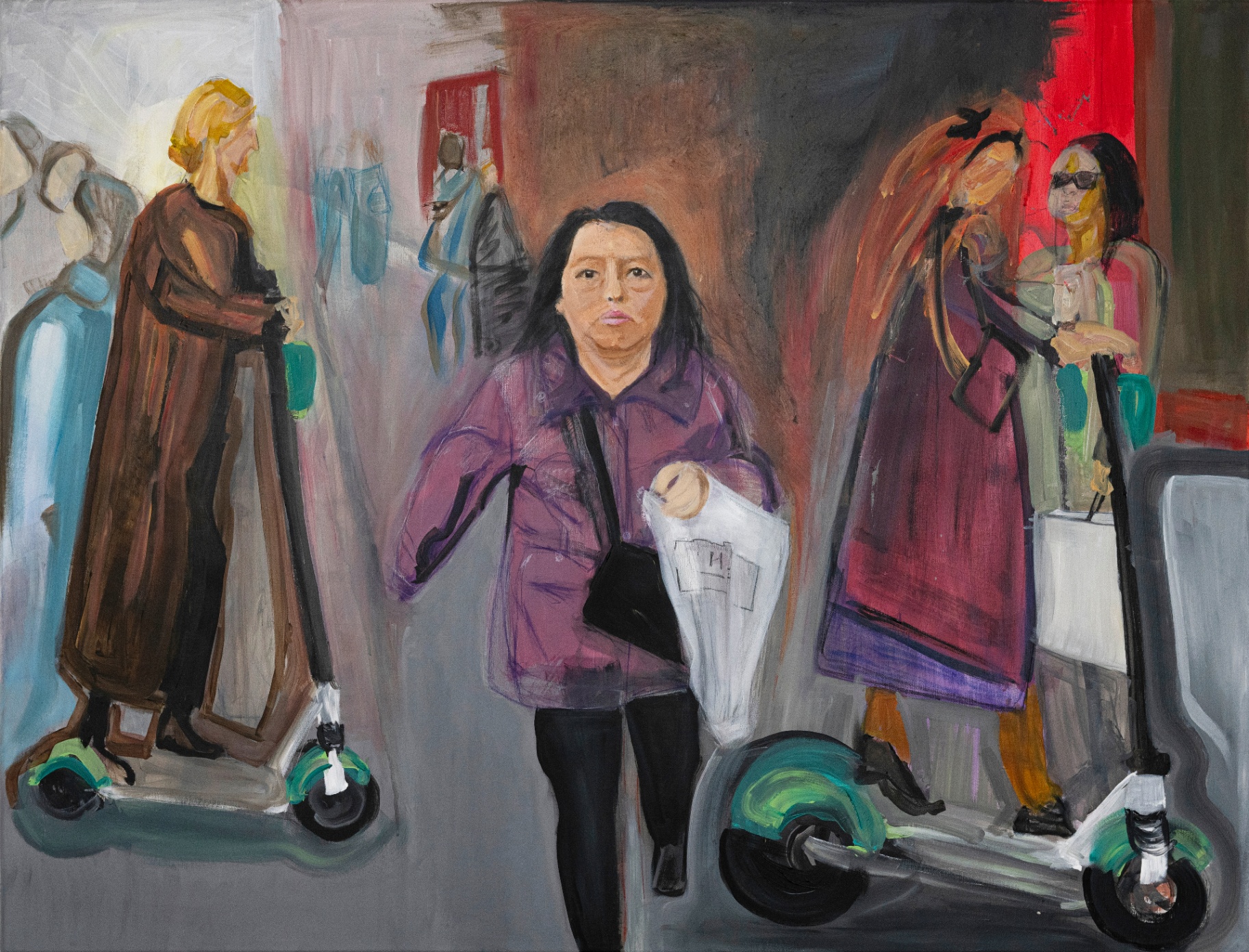 an ordinary muse — Acrylic on canvas · 89×116 cm